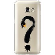 Прозрачный чехол Uprint Samsung A320 Galaxy A3 2017 Swan question