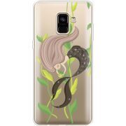 Прозрачный чехол Uprint Samsung A730 Galaxy A8 Plus (2018) Cute Mermaid