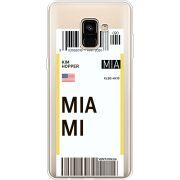 Прозрачный чехол Uprint Samsung A730 Galaxy A8 Plus (2018) Ticket Miami