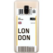 Прозрачный чехол Uprint Samsung A730 Galaxy A8 Plus (2018) Ticket London
