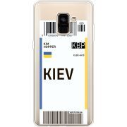 Прозрачный чехол Uprint Samsung A730 Galaxy A8 Plus (2018) Ticket Kiev