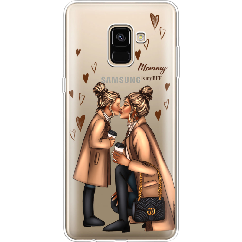 Прозрачный чехол Uprint Samsung A730 Galaxy A8 Plus (2018) Mommy Is My BFF