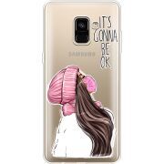 Прозрачный чехол Uprint Samsung A730 Galaxy A8 Plus (2018) It's Gonna Be OK