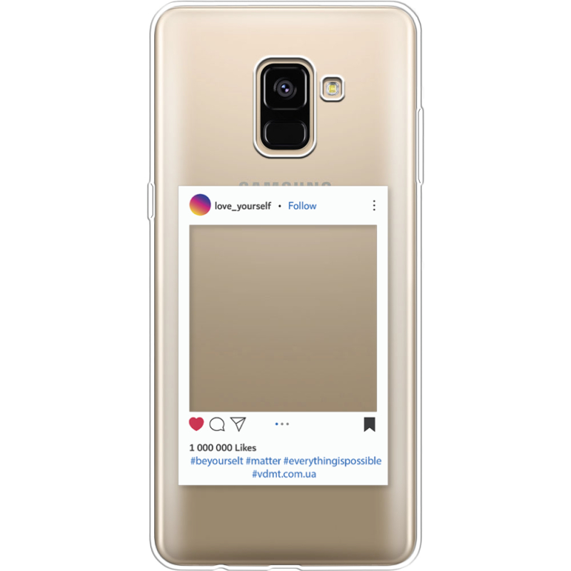 Прозрачный чехол Uprint Samsung A730 Galaxy A8 Plus (2018) Insta