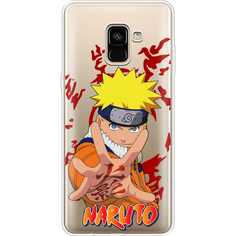 Прозрачный чехол Uprint Samsung A730 Galaxy A8 Plus (2018) Naruto