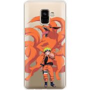 Прозрачный чехол Uprint Samsung A730 Galaxy A8 Plus (2018) Naruto and Kurama