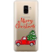 Прозрачный чехол Uprint Samsung A730 Galaxy A8 Plus (2018) Holiday Car