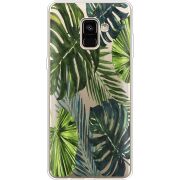 Прозрачный чехол Uprint Samsung A730 Galaxy A8 Plus (2018) Palm Tree
