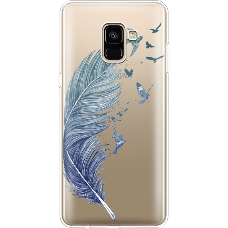 Прозрачный чехол Uprint Samsung A730 Galaxy A8 Plus (2018) Feather