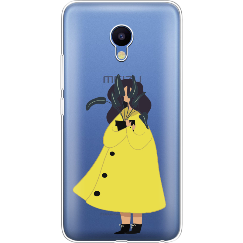 Прозрачный чехол Uprint Meizu M5 Just a Girl