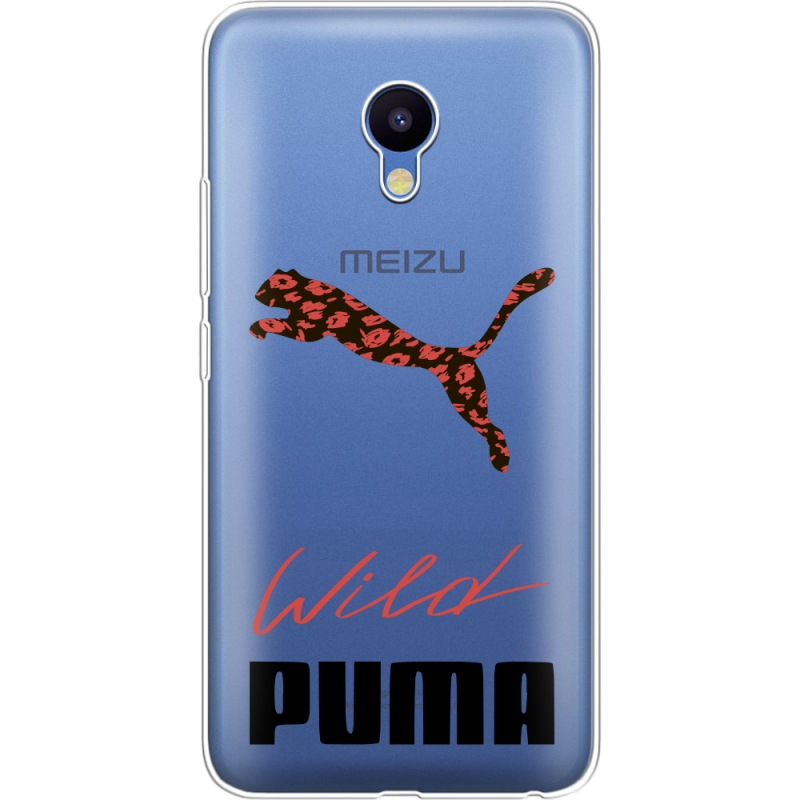 Прозрачный чехол Uprint Meizu M5 Wild Cat