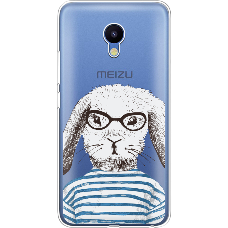Прозрачный чехол Uprint Meizu M5 MR. Rabbit