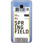 Прозрачный чехол Uprint Meizu M5 Ticket Springfield