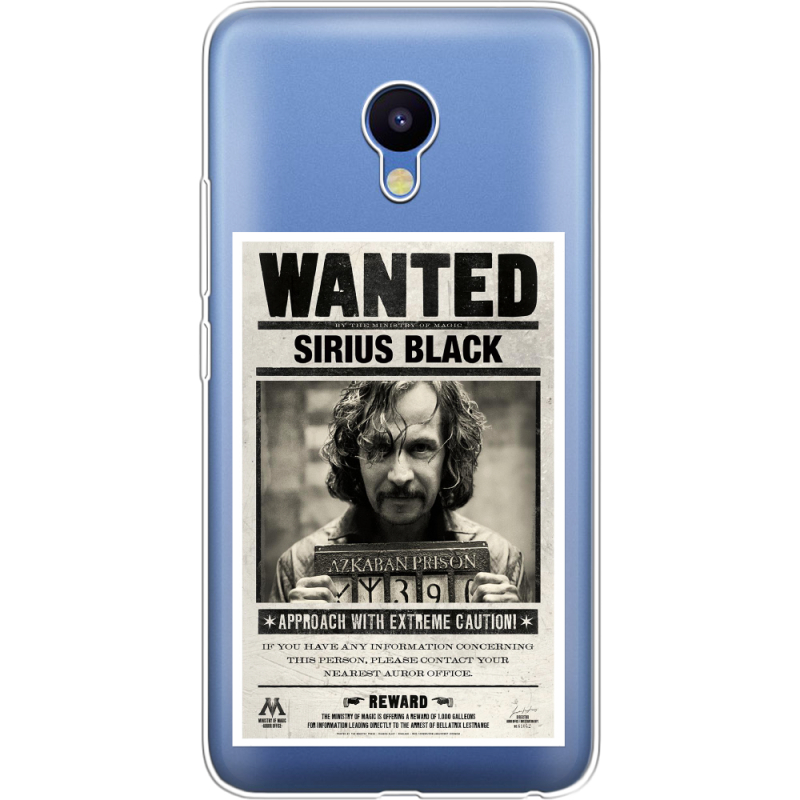 Прозрачный чехол Uprint Meizu M5 Sirius Black