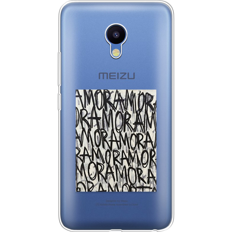 Прозрачный чехол Uprint Meizu M5 Amor Amor