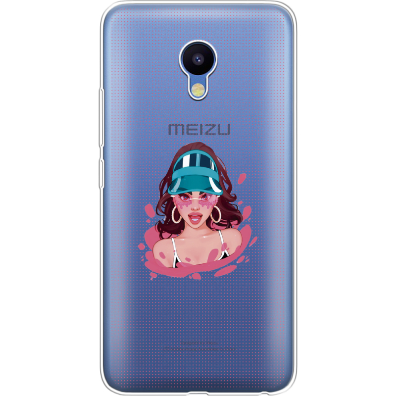 Прозрачный чехол Uprint Meizu M5 Selena Gomez