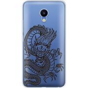 Прозрачный чехол Uprint Meizu M5 Chinese Dragon