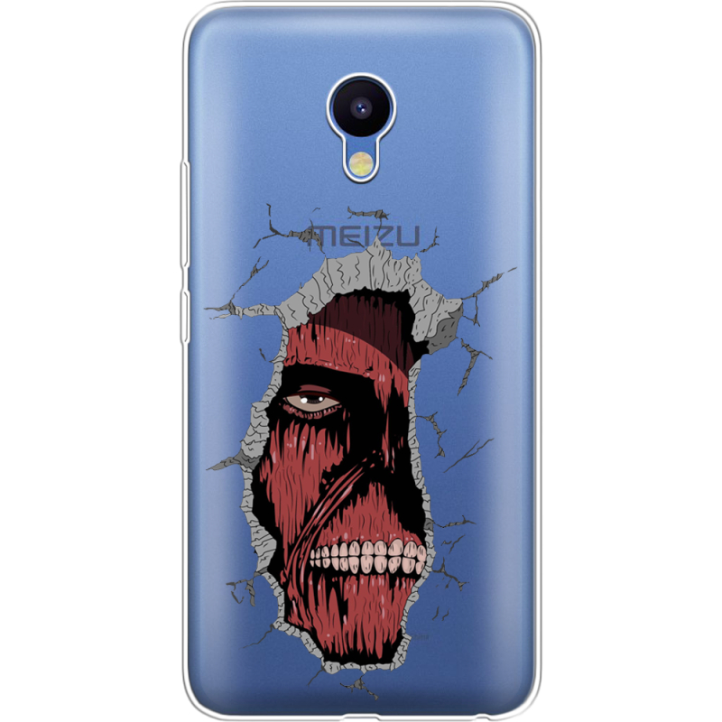 Прозрачный чехол Uprint Meizu M5 Нападение Титана