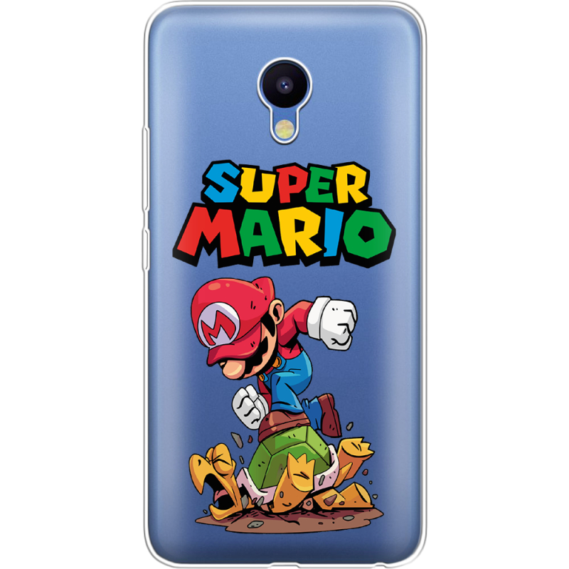 Прозрачный чехол Uprint Meizu M5 Super Mario