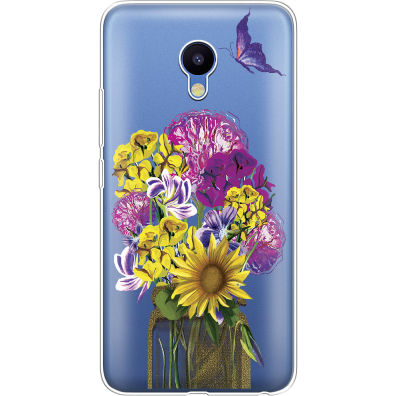 Прозрачный чехол Uprint Meizu M5 My Bouquet