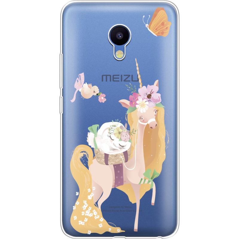 Прозрачный чехол Uprint Meizu M5 Uni Blonde