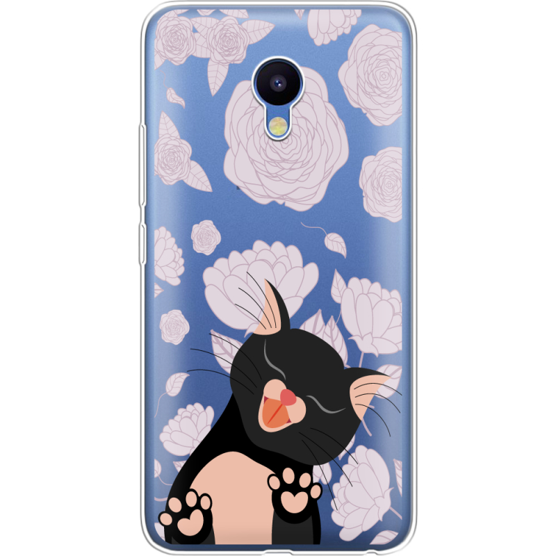 Прозрачный чехол Uprint Meizu M5 Meow