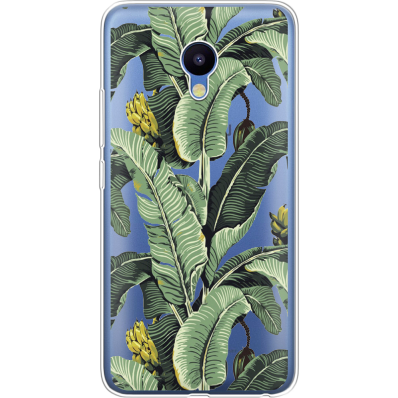 Прозрачный чехол Uprint Meizu M5 Banana Leaves