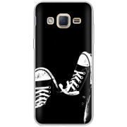 Чехол Uprint Samsung J200H Galaxy J2 Black Sneakers