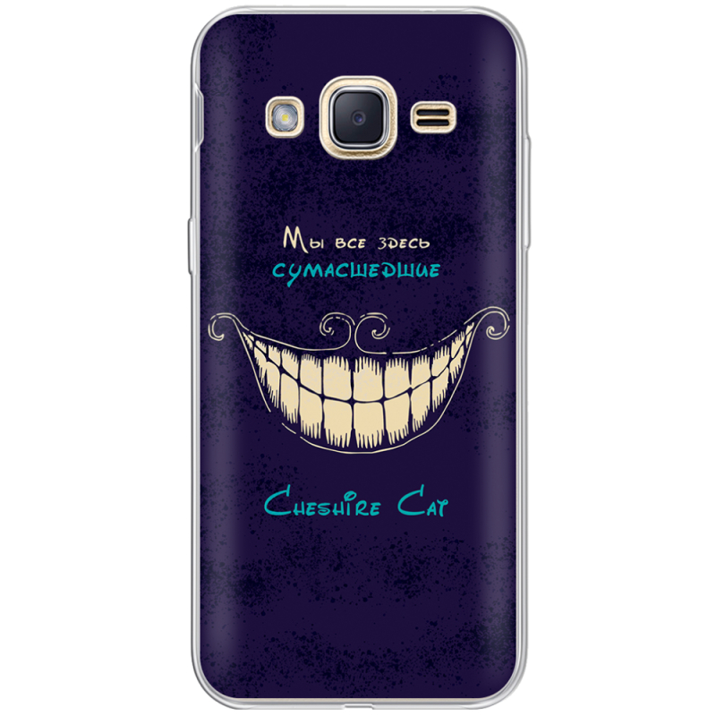 Чехол Uprint Samsung J200H Galaxy J2 Cheshire Cat
