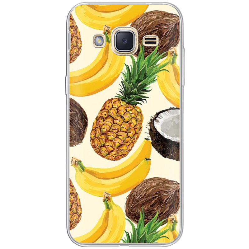 Чехол Uprint Samsung J200H Galaxy J2 Tropical Fruits