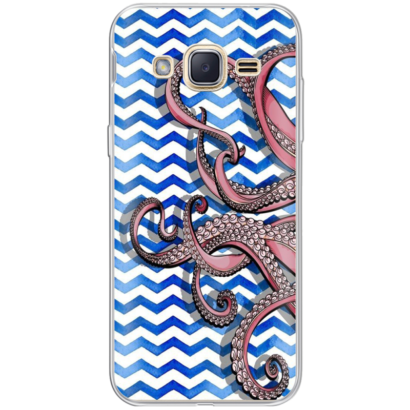 Чехол Uprint Samsung J200H Galaxy J2 Sea Tentacles