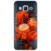 Чехол Uprint Samsung J200H Galaxy J2 Exquisite Orange Flowers