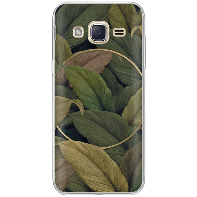 Чехол Uprint Samsung J200H Galaxy J2 Leaf