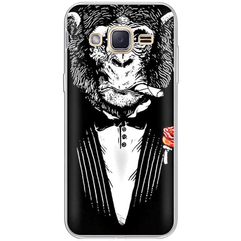 Чехол Uprint Samsung J200H Galaxy J2 Monkey Don