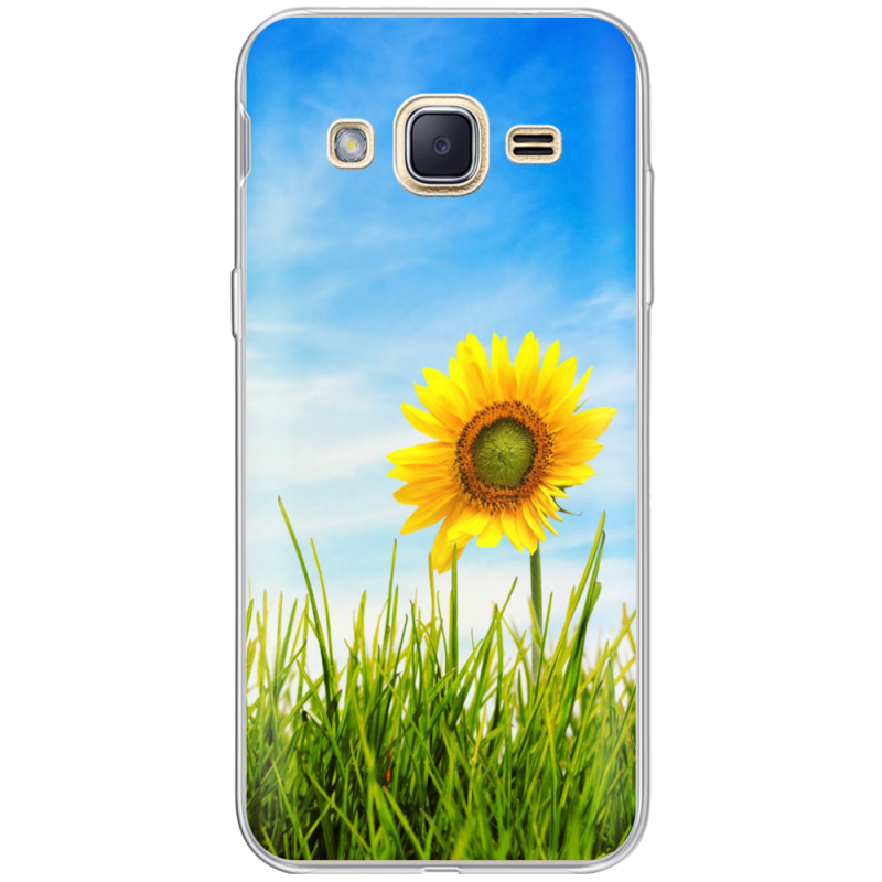 Чехол Uprint Samsung J200H Galaxy J2 Sunflower Heaven