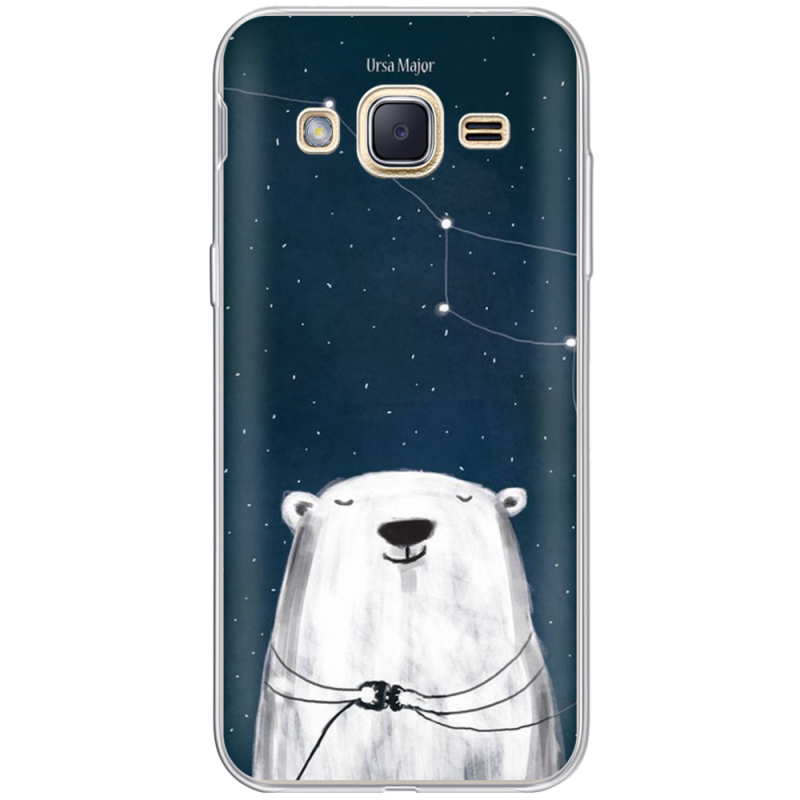 Чехол Uprint Samsung J200H Galaxy J2 Ты мой космос