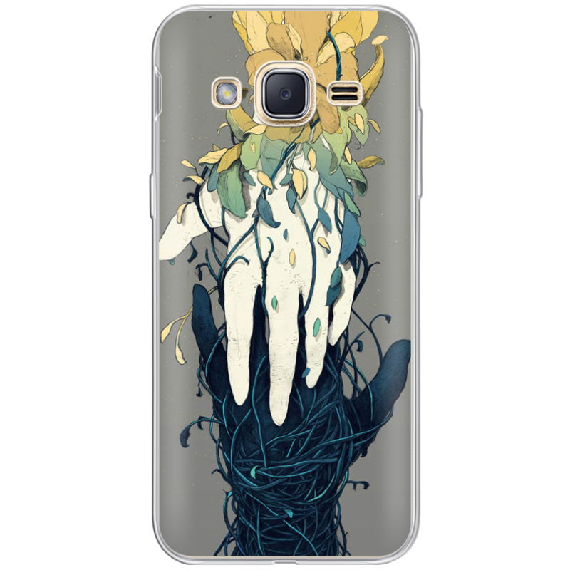 Чехол Uprint Samsung J200H Galaxy J2 Natures Hands