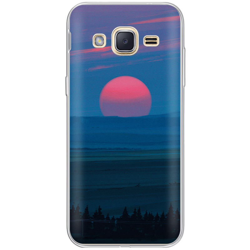 Чехол Uprint Samsung J200H Galaxy J2 Cold Red Light