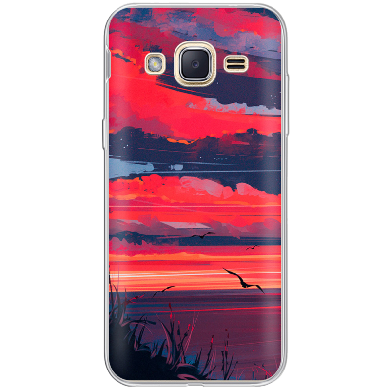 Чехол Uprint Samsung J200H Galaxy J2 Heaven a
