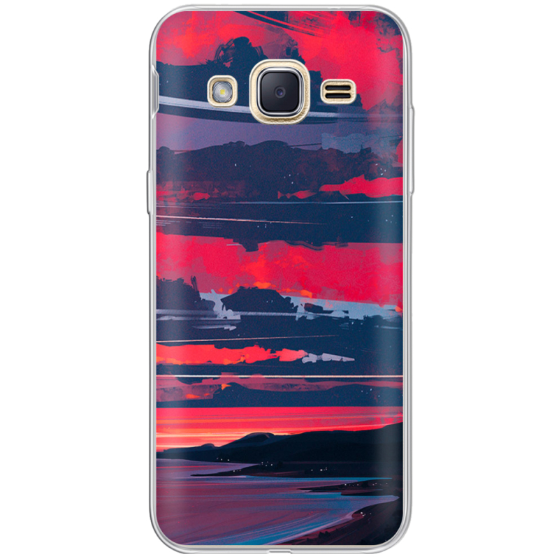 Чехол Uprint Samsung J200H Galaxy J2 Heaven b