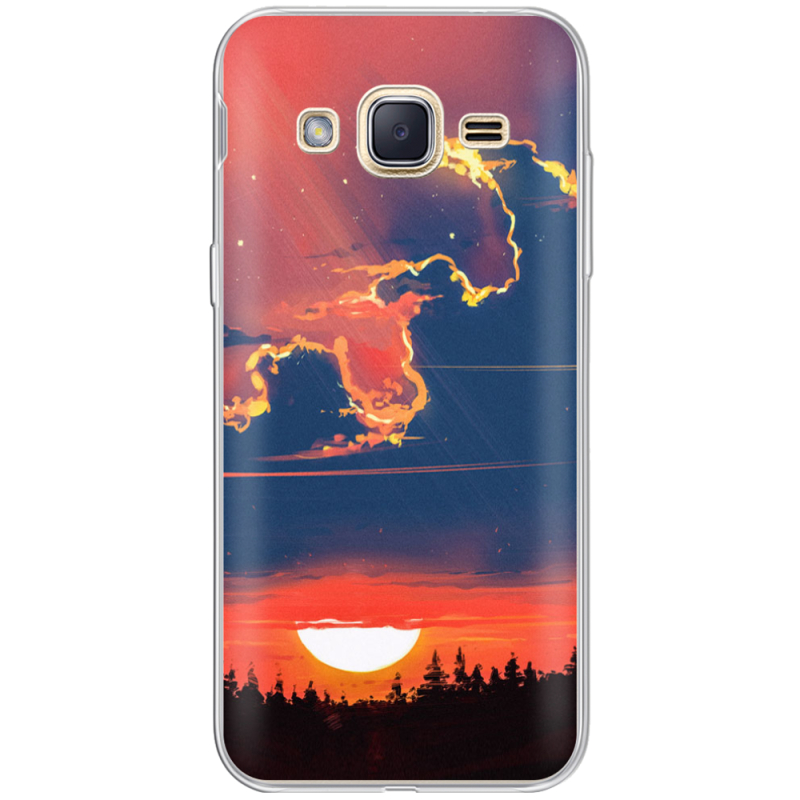 Чехол Uprint Samsung J200H Galaxy J2 Twilight