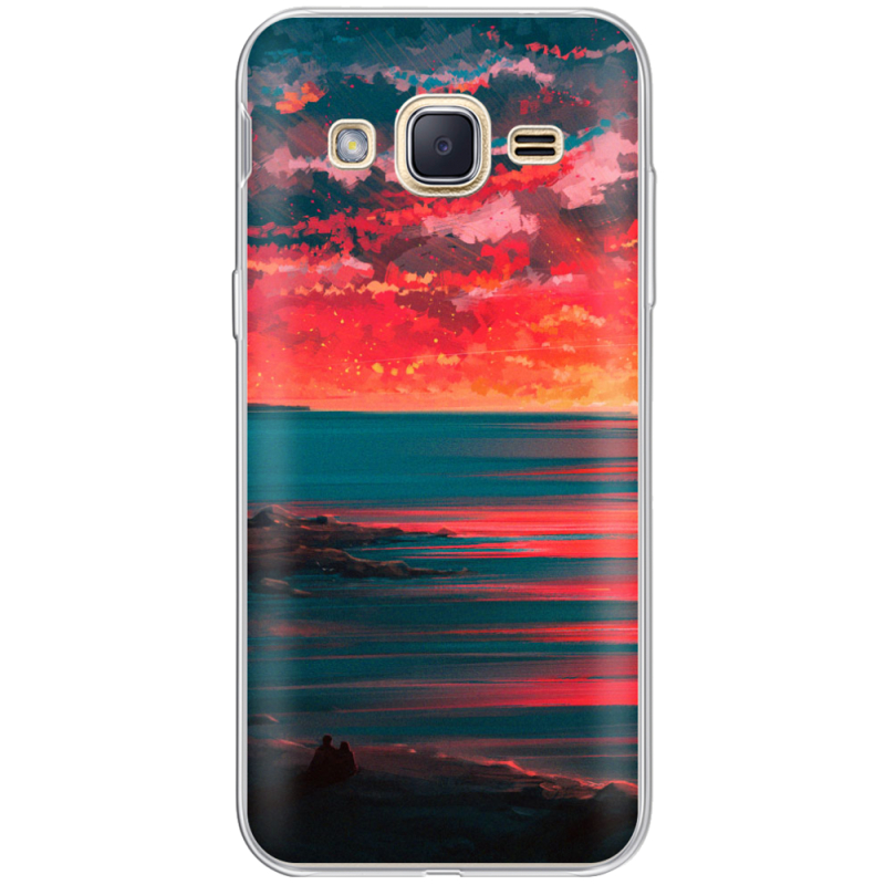 Чехол Uprint Samsung J200H Galaxy J2 Seaside a