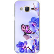 Чехол Uprint Samsung J200H Galaxy J2 Orchids and Butterflies