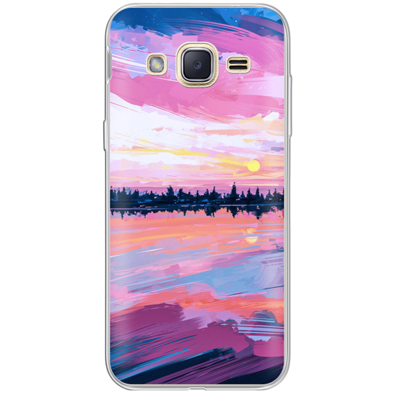 Чехол Uprint Samsung J200H Galaxy J2 Sky Mirror