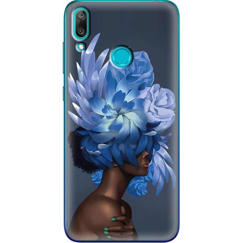 Чехол Uprint Huawei Y7 2019 Exquisite Blue Flowers