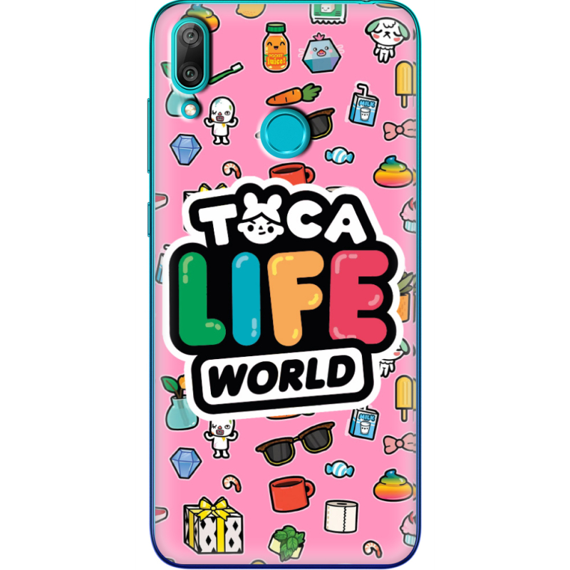 Чехол Uprint Huawei Y7 2019 Toca Boca Life World