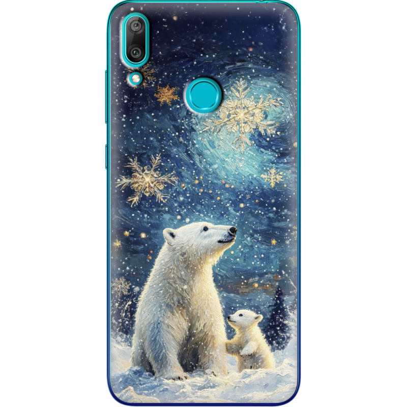 Чехол Uprint Huawei Y7 2019 Північні ведмеді