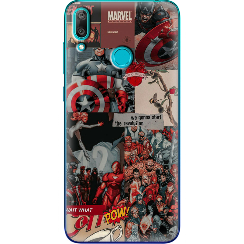 Чехол Uprint Huawei Y7 2019 Marvel Avengers