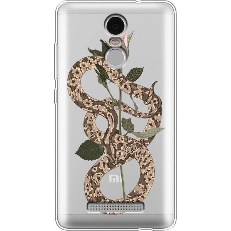 Прозрачный чехол Uprint Xiaomi Redmi Note 3 / Note 3 Pro Glamor Snake