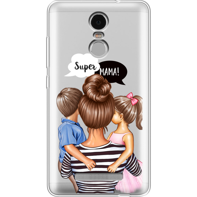 Прозрачный чехол Uprint Xiaomi Redmi Note 3 / Note 3 Pro Super Mama